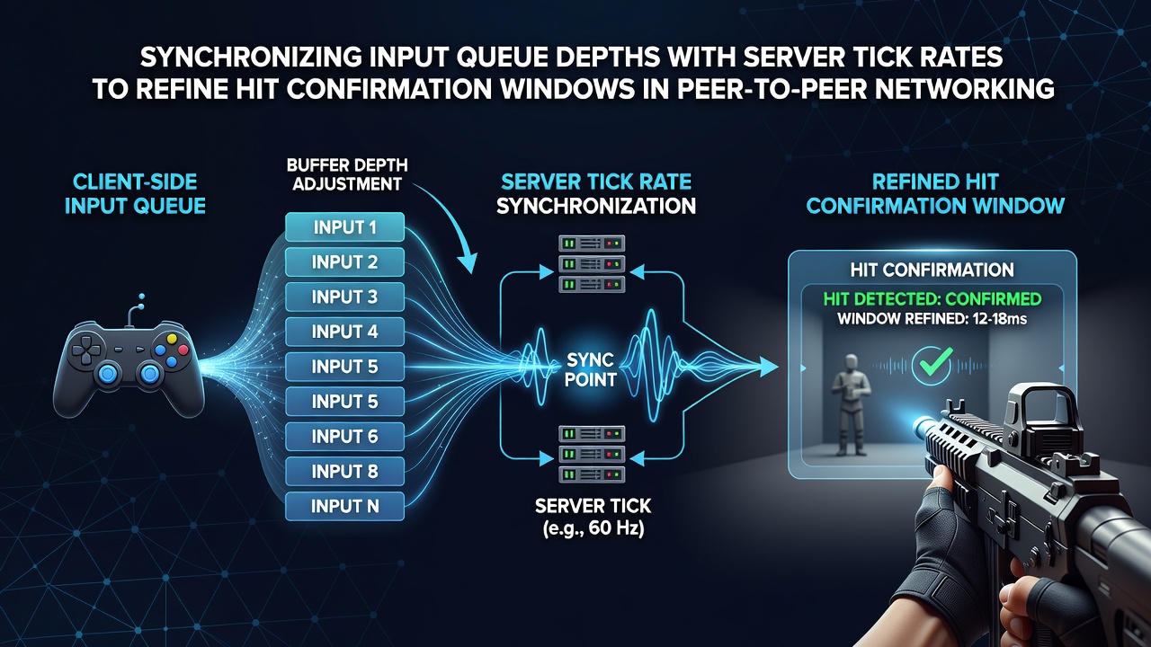 Network packet flow illustration for peer-to-peer fighting game sessions