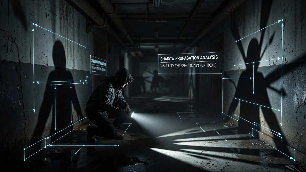Detailed view of shadow stencil buffers and light vector calculations on PS2 architecture